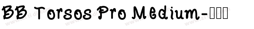 BB Torsos Pro Medium字体转换
